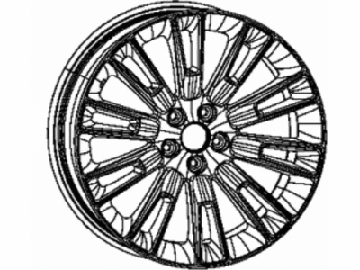 Mopar 5LD10LD2AA Aluminum Wheel