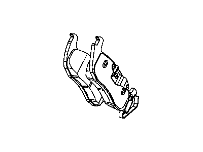 Mopar 68052386AA Rear Disc Brake Pad Kit