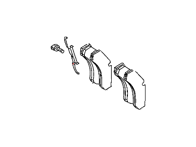 Mopar 68065743AA Disc Brake Pad Kit