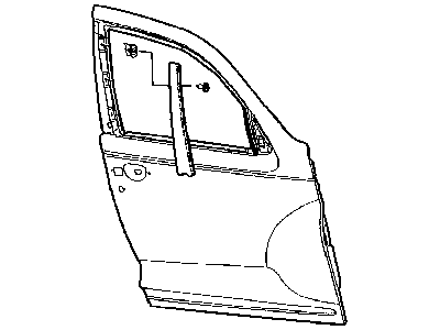 Mopar 5288837AH Molding-B Pillar