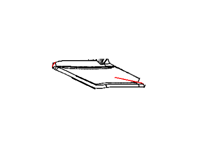 Mopar 5NA85LA8AA Rear Seat Cushion Cover Left