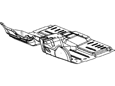 Mopar 55362392AC Pan-Front Floor