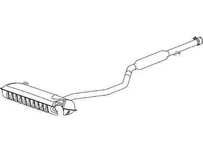 Mopar 5105123AG Exhaust Muffler And Resonator