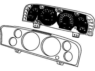 Mopar 56046478AB Cluster-Instrument Panel