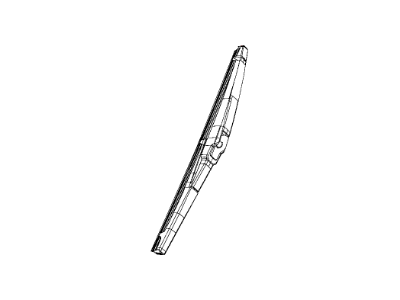 Mopar 68197131AA Blade-Rear WIPER