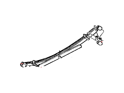 Mopar 52106015AG Rear Leaf Spring