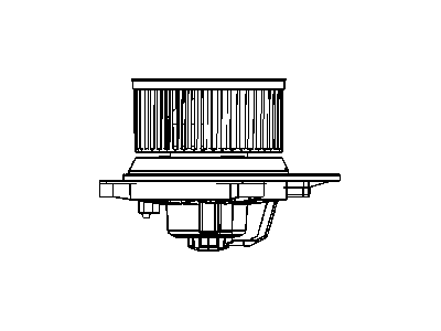 Mopar 4885612AB Motor-Blower With Wheel