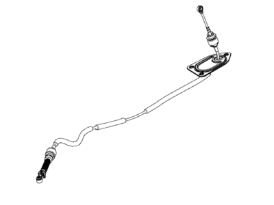 Mopar 68312370AA Transmission Gearshift Control Cable