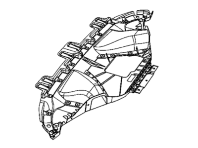 Mopar 68308842AE Belly Pan-Front