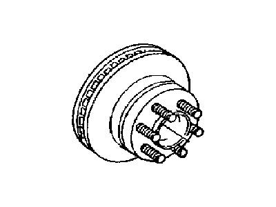 Mopar 52008218 Disc Brake Rotor Front