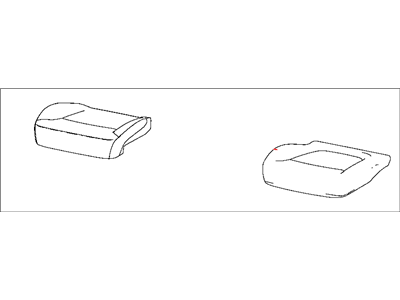 Mopar 5SP83DX9AA Front Seat Cushion Cover