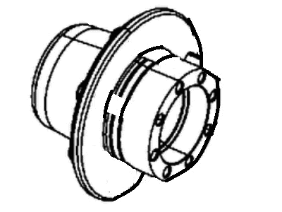 Mopar 68450867AA Brake Hub And Bearing