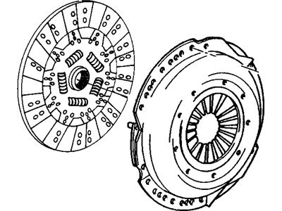 Mopar 4762858 CLTCH Kit-Pressure Plate And Disc