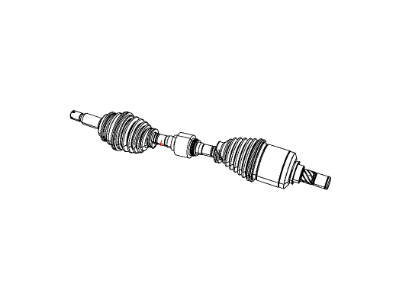 Mopar 52123899AB Axle Half Shaft