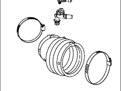 Mopar 68175274AE Air Cleaner Intake-Air Duct Tube Hose