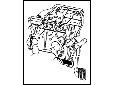 Mopar 68055409AB PEDALASSY-Adjustable