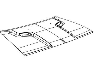 Mopar 68044225AB Hood Panel Assembly