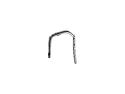 Mopar 5112246AB WEATHERSTRIP-Front Door Glass Run