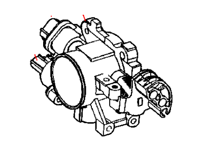 Mopar 4606397AA Throttle Position Sensor