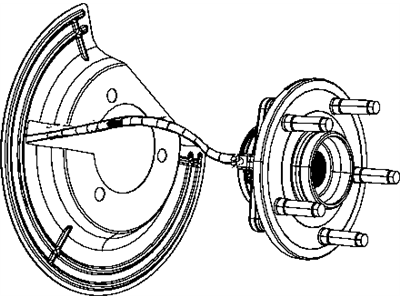 Mopar 52104698AD Front Brake Hub And Bearing