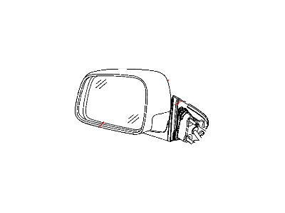 Mopar 1NT28AXRAK Outside Rear View Mirror