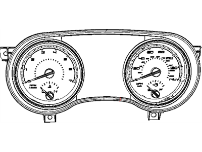 Mopar 68343422AA Cluster-Instrument Panel