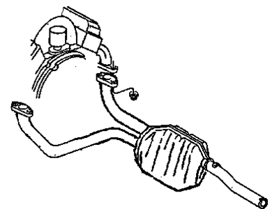 Mopar 5018796AC Catalytic Converter & Pipe