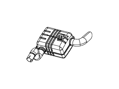 Mopar 68251974AB Exhaust Muffler