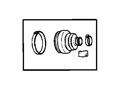 Mopar 68127813AA *BOOTPKG-HALFSHAFT