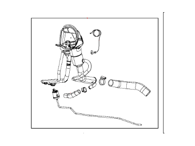 Mopar 57008461AA Tube-Fuel Filler