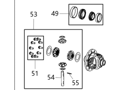 Mopar 68401365AA Case Kit-Differential