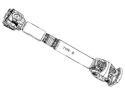 Mopar 5183090AA YOKE-Drive Shaft