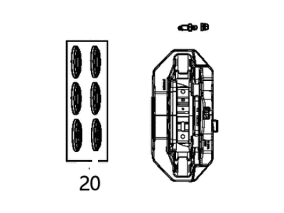 Mopar 68507581AA CALIPER-Disc Brake