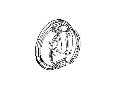 Mopar V2010367AB Shoe Kit-Rear Wheel Brake (4 Pack)