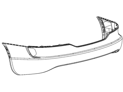Mopar 68195688AB Rear Bumper Cover