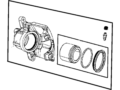 Mopar 68225168AA CALIPER-Disc Brake