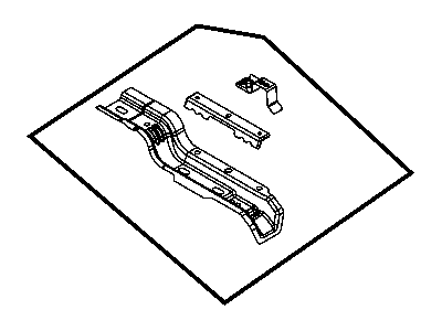 Mopar 55372356AA CROSSMEMBER-Front Seat Retention