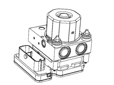 Mopar 68322072AA Anti-Lock Brake System Module