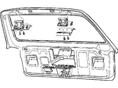 Mopar 55174895AF LIFTGATE