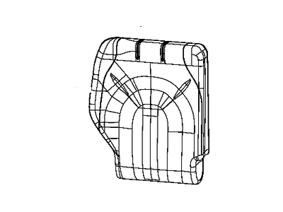 Mopar 6ED09LV5AA Rear Seat Back 3Rd Row Cover