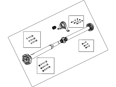 Mopar 52123574AB Rear Drive Shaft