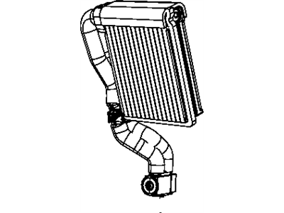 Mopar 68038191AA EVAPORATOR-Air Conditioning