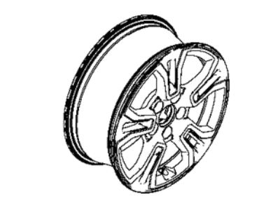 Mopar 6VN19LAUAA Aluminum Wheel 16X6.5J