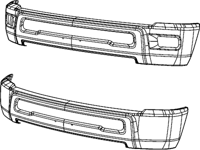 Mopar 1MQ01CDMAA Front Bumper