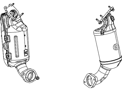 Mopar 68036150AK Exhaust Manifold And Catalytic Converter