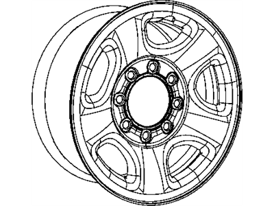 Mopar 52110366AC Wheel Single Rim