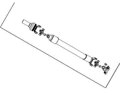 Mopar 52123220AD Rear Drive Shaft