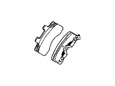 Mopar 4874866AB Front Disc Brake Pad Kit