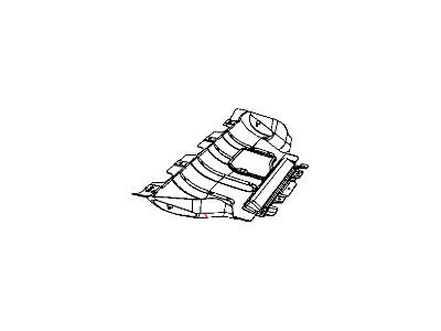 Mopar 55079191AD Belly Pan-Front