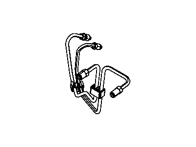 Mopar 55398132AF Tube Assembly-Master Cylinder To HCU